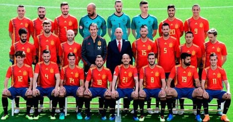 Spain's national football team for world cup